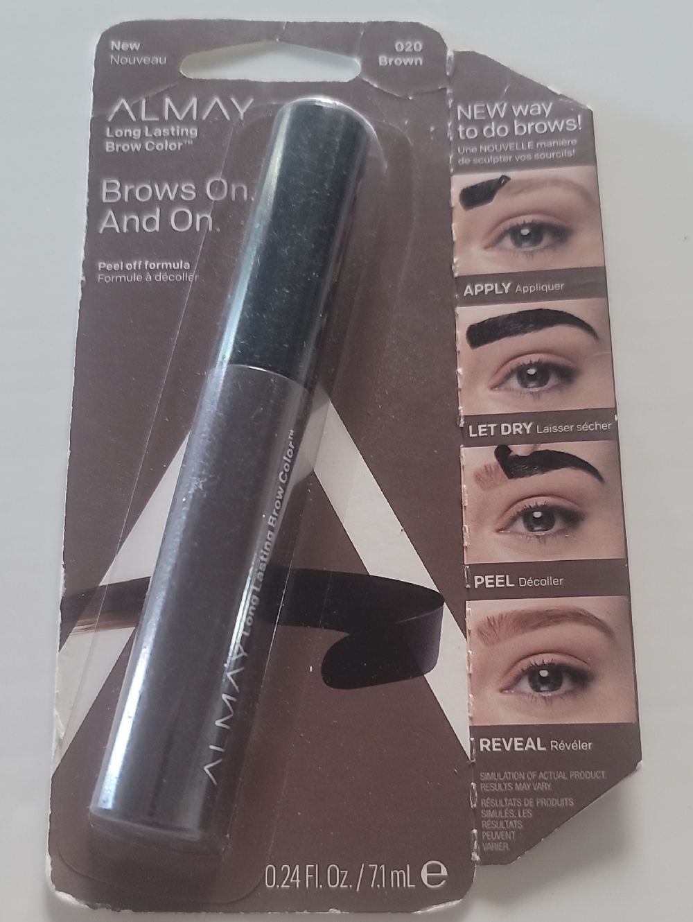 Almay Brow Peel-Off Tint in Brown